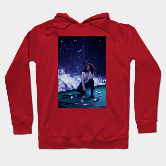 Space pool Hoodie by cupofmars